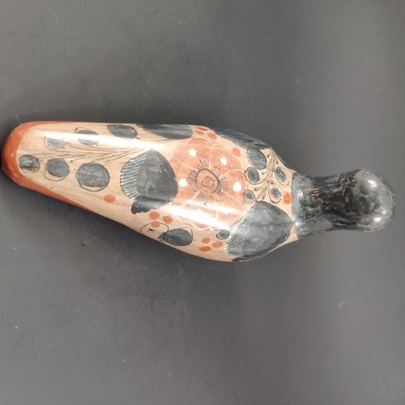 Talavera Hand Painted Bird Mexico VTG Figurine 6.5" - Picture 3 of 8